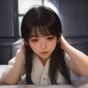 王瑞儿信息导航主编瑞儿的工作照，女性，坐在电脑前专注审阅内容，桌上有笔记本和咖啡杯，背景是整洁的编辑室